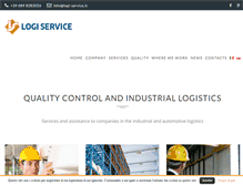 Tablet Screenshot of logi-service.it